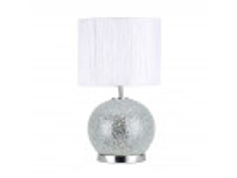  Lampe à poser fabrilamp secoya e27 coloris miroirchromé 50 x 30 x 30 cm 138472020 - Conforama B