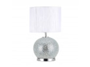 Lampe à poser fabrilamp secoya e27 coloris miroirchromé 50 x 30 x 30 cm