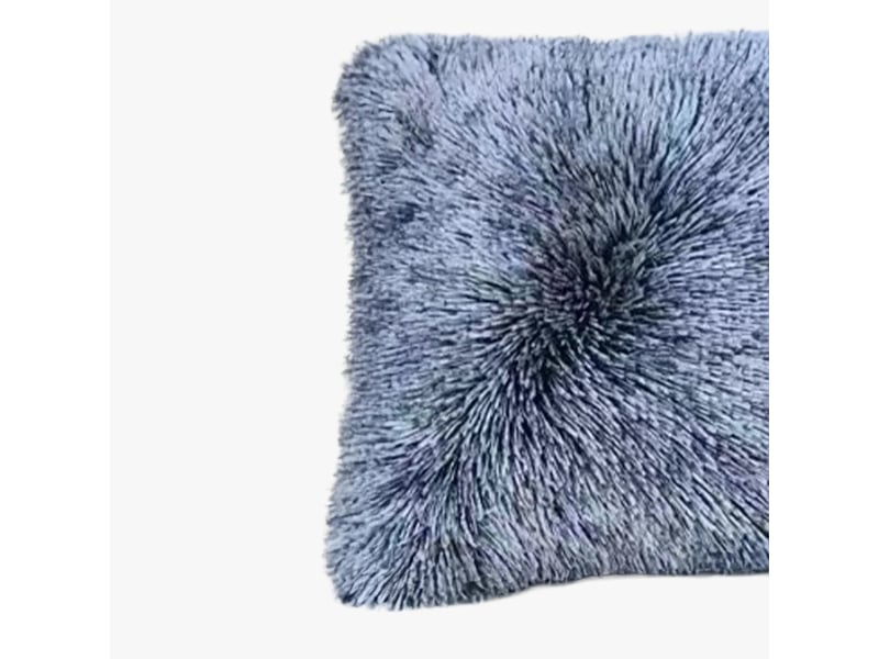  Coussin carré en tissu bleu 42x42 cm  - Conforama C