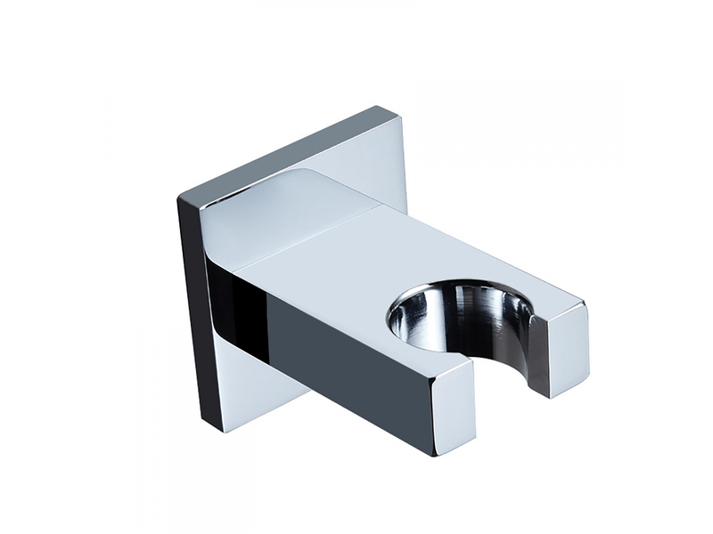  Support de pommeau de douche mural réglable multicolore - compatible avec tous les espaces - composants universels chromés  - Conforama A