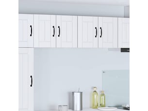 Meuble mural de cuisine | armoire de cuisine 2 pcs blanc bois d'ingénierie shl1022