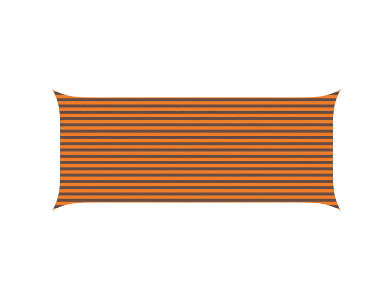  Voile d'ombre - voile d'ombrage - voile parasol orange et marron 2,5 x 6 m 100 % polyester oxford  - Conforama A