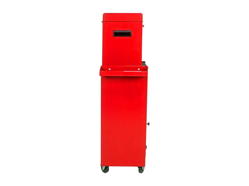  Armoire à outils 5 tiroirs - rouge - acier - 58.5x28x102 cm - 18.7 kg - 5 tiroirs sans serrure 58.5x28x102cm - Conforama E