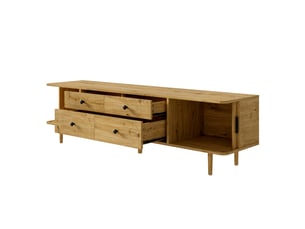 Meuble tv coloris bois clair 165 cm <strong>BEAOK</strong>  <strong></strong>