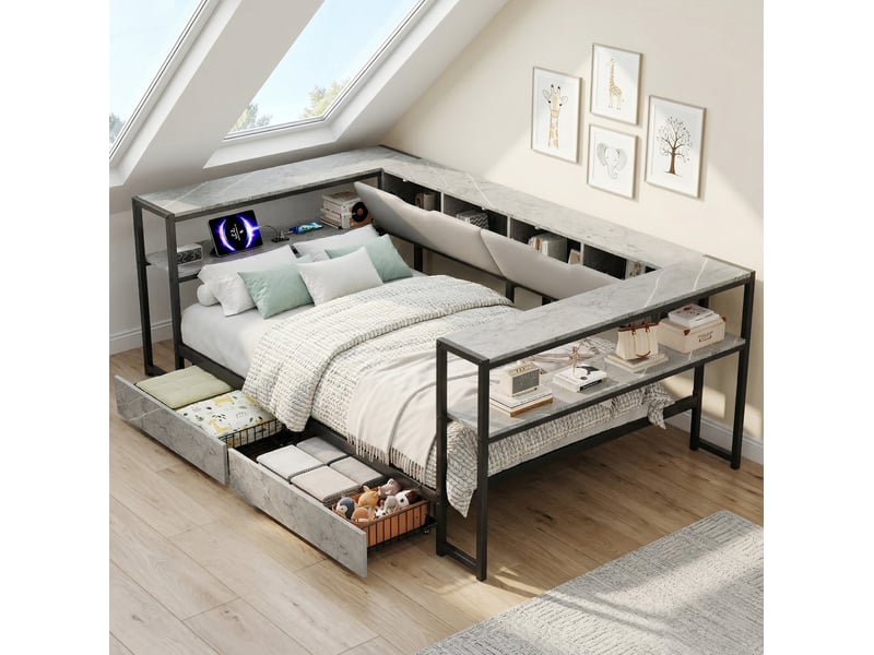 Matelas Lit Enfant 82x50cm 4 En 1 Oeko-Tex - Compatible Kinderkraft UNO Chicco Next2Me
