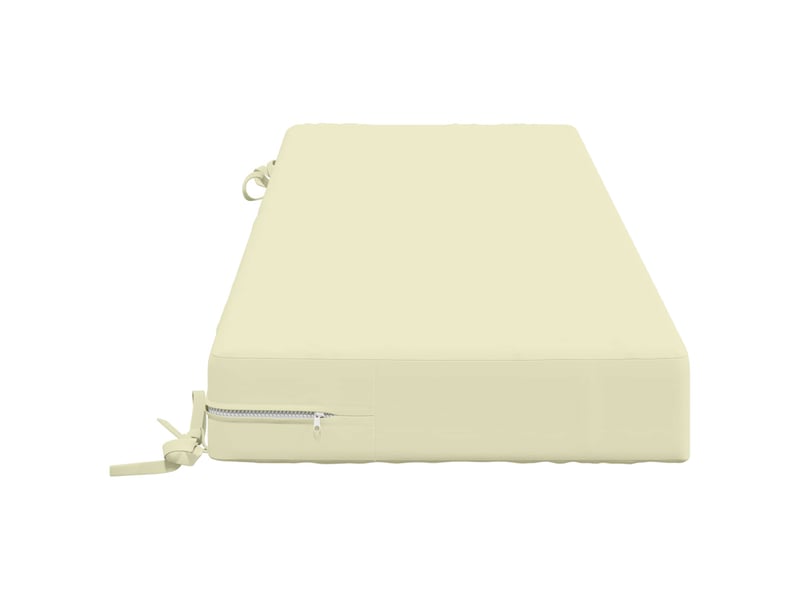  Coussin d'assise, coussin pour chaisecanapé soest 100 % polyester crème 120 x 40 x 10 cm cf51418  - Conforama D