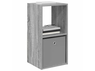 Table de chevet - cabinet de chevet - table de nuit gris sonoma 35 x 32 x 68,5 cm bois d'ingénierie