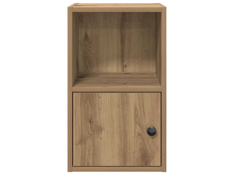  Bibliothèque, étagère de rangement chêne artisanal 31x24x52 cm bois d'ingénierie  - Conforama E
