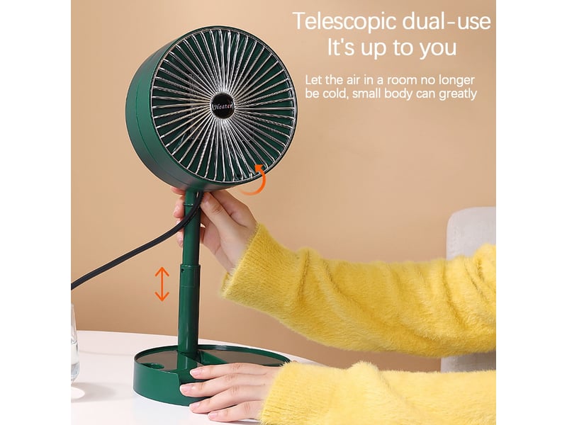  Chauffage d'appoint électrique 2 modes - surchauffe, économie d'énergie, chauffage portable et sécurisé, blanc  - Conforama E
