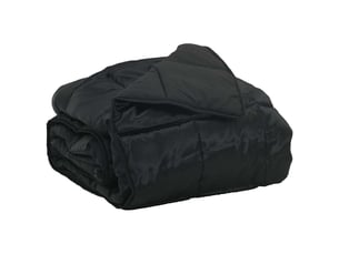 Duvet - couette d'été simple 155 x 200 cm 200 gsm noir