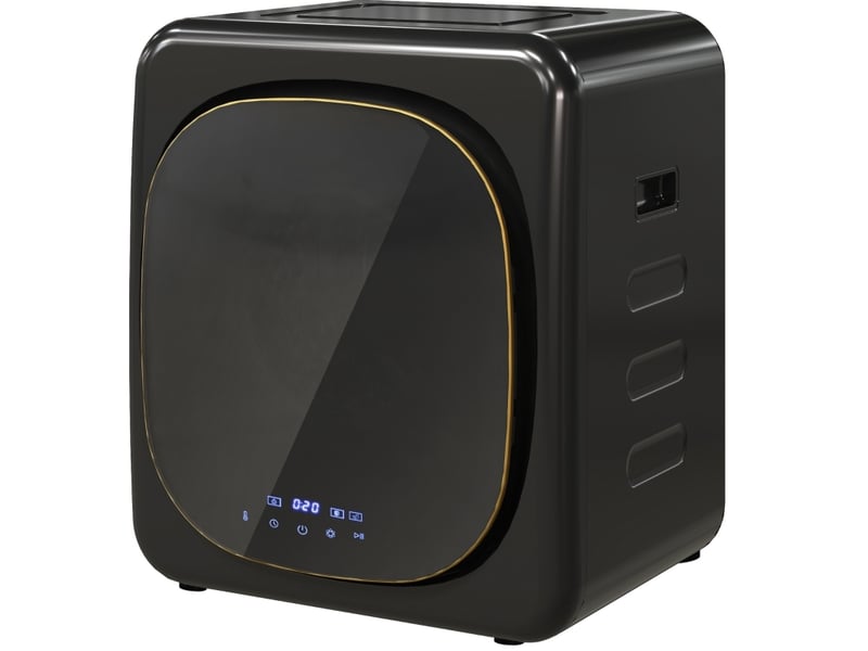  Sèche-linge à évacuation 48x40x56 cm 4 kg 800 w métal noir  - Conforama A