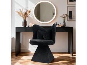 Pouf / repose pied WISHDOR  noir