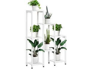 Bibliotheque coloris blanc 7 étagère(s) BEAUNIV - 65 cm x 94.5 cm