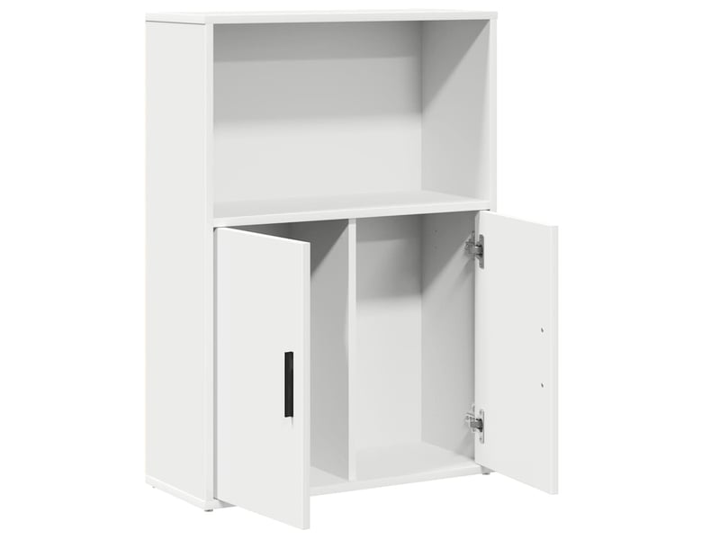  Bibliothèque, armoire à livres blanc 60x24x85 cm bois d'ingénierie  - Conforama E