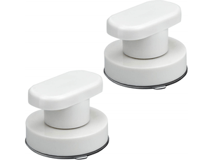 Paquet de 2 ventouses pour poignée de toilette, poignée de porte, tiroir, avec ventouse puissante pour porte en verre.