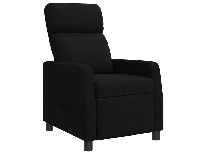  Vidaxl fauteuil inclinable noir tissu  - Conforama A