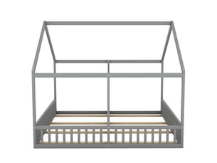 Lit simple 90x200 cm MAISONORA   coloris gris