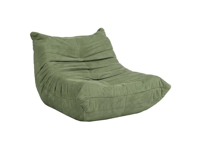  Fauteuil hwc-r34, fauteuil lounge, fauteuil relax, fauteuil rembourré, fauteuil de cocktail, tissutextile en velours (300 gm²) - vert  - Conforama A