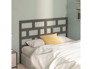 Tete de lit A poser largeur 156 cm   gris