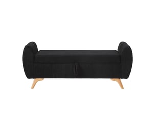 Banquette lit convertible couchage Occasionnel TCQPZ noir