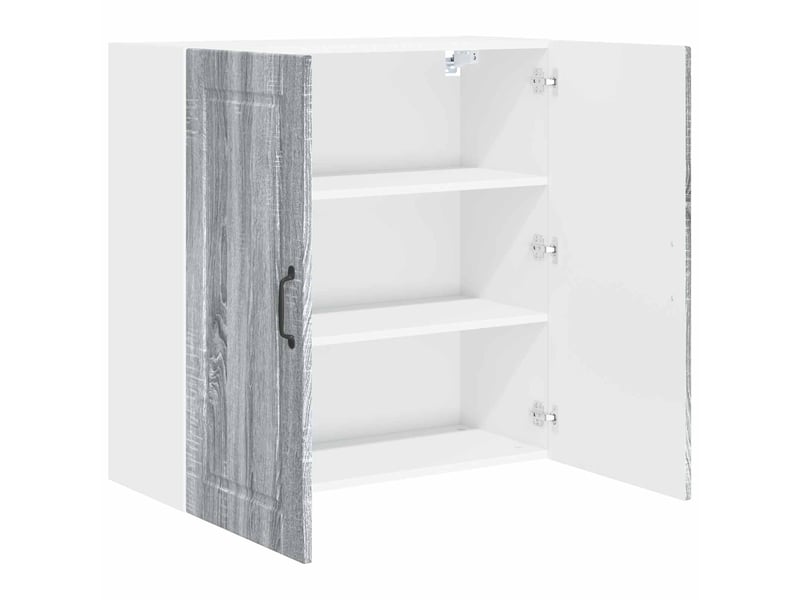  Meuble mural de cuisine, armoire de cuisine gris sonoma 80x31x80cm  - Conforama E