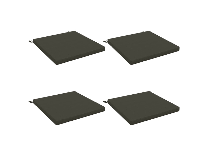Lot de 4 coussins de siège, coussins d'assise soest 100 % polyester cf60233 - Conforama A