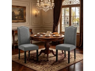 Chaise à dossier haut moderne - lot de 2 - salle à manger, salon, bureau, cuisine