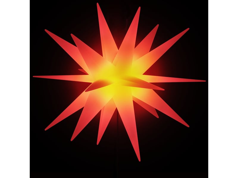  Lumière de noël avec piquet led pliable rouge 57 cm  - Conforama C