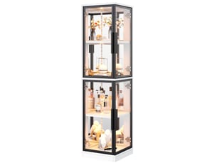 Vitrine coloris blanc  VIVRYN  - x164 cm