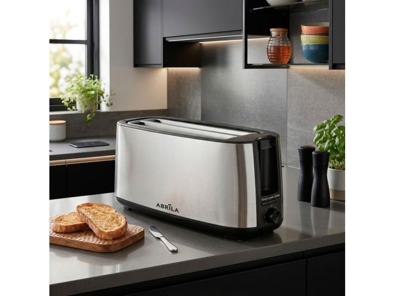 Grille-pain fabrilamp muga 1400 w 2 fentes 7 niveaux multicolore 17 x 38 x 14,5 cm 266111149 - Conforama C