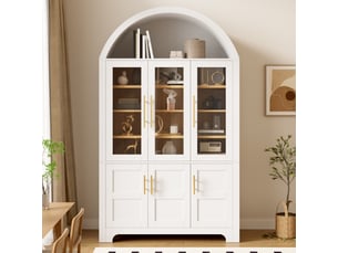 Buffet    <strong></strong> <strong>Qualité haut de gamme</strong> - 110 cm coloris blanc 