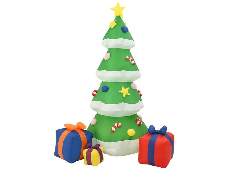  Sapin de noël, arbre de noël gonflable avec led intext 240 cm cf61525  - Conforama A