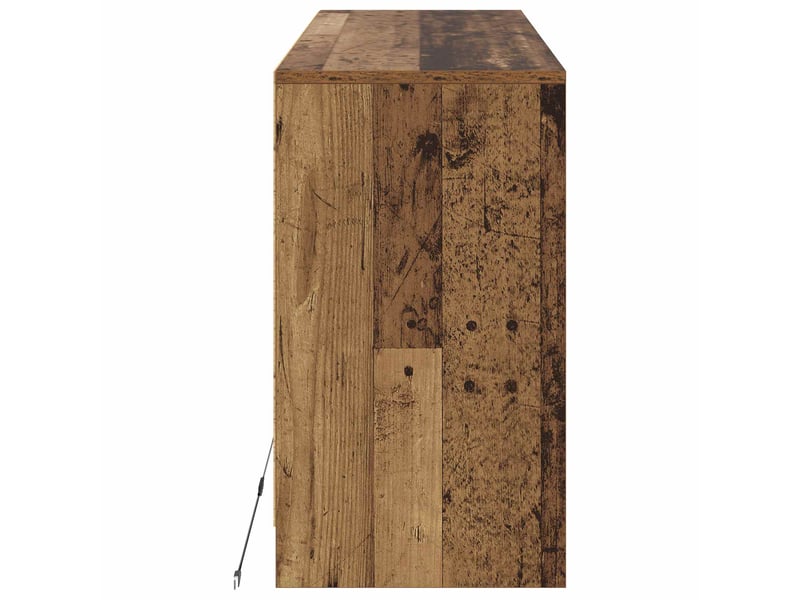  Meuble tv - banc tv - meuble de rangement 91 x 34 x 61 cm bois ancien bois d'ingénierie  - Conforama E