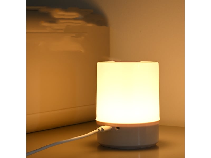 Veilleuse enfant et adulte usb rechargeable – avec interrupteur tactile, pour chambre et salon  - Conforama E