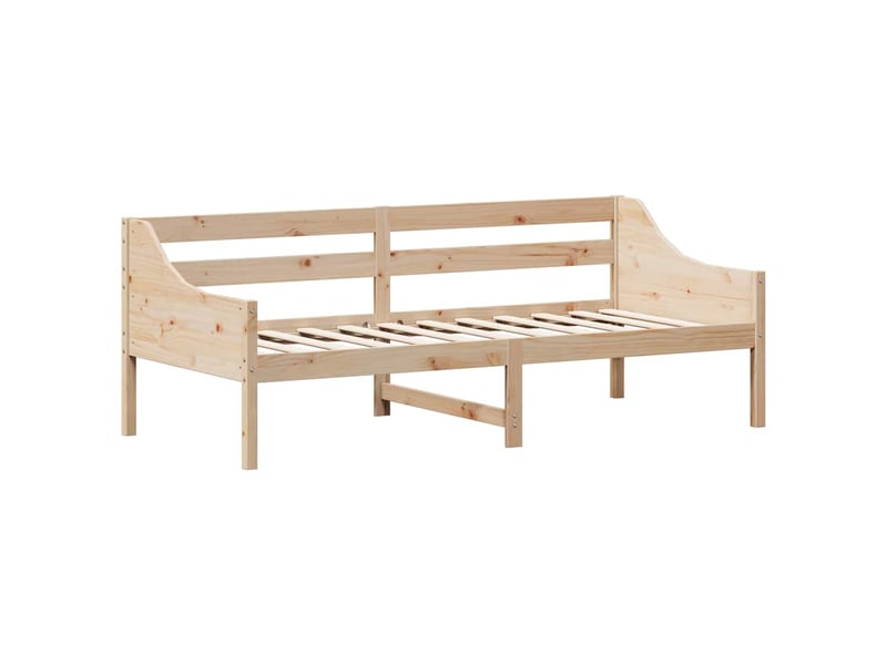 Lit simple- lit adulte - lit de jour sans matelas 80x200 cm bois de pin massif - Conforama B