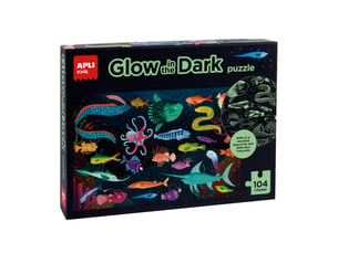 Puzzle glow in the dark ocean 104 pieces