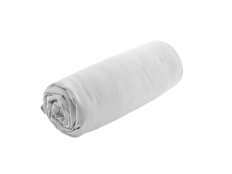  Drap housse 160x200+30 cm percale de coton neige PD25241 - Conforama B
