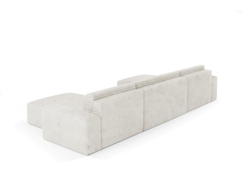  Canapé d’angle coco u avec fonction de couchage couleur : tilia 1  - Conforama E
