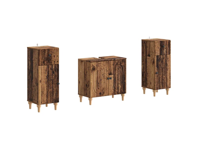 Ensemble de meuble de salle de bain 3 pièces alkmaar cf63292 - Conforama A