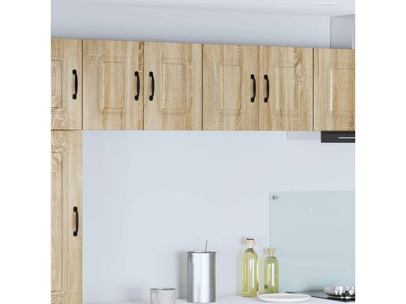  Meuble mural de cuisine | armoire de cuisine 2 pcs chêne sonoma shl1748  - Conforama B