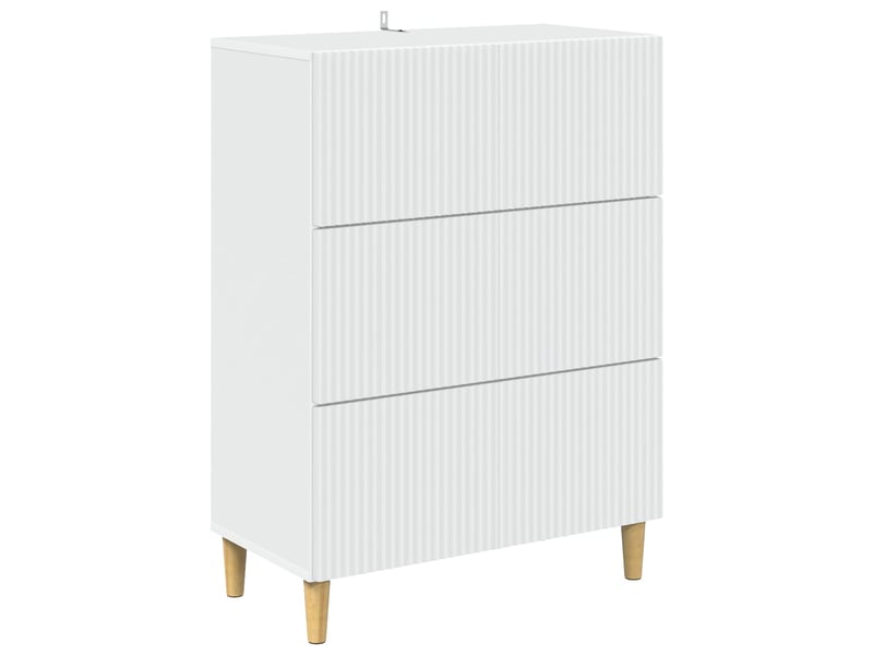  Armoire à tiroirs, rangement bureau blanc 66 x 34,5 x 90 cm bois d'ingénierie shl4970  - Conforama A