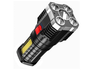 Lampe torche led puissante, torche lampe de poche led, 10000 lumens lampe de poche rechargeable, étanche ip65