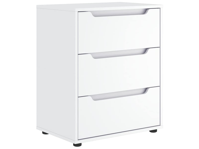  Buffet salon visnes blanc 60x40x73 cm bois d'ingénierie  - Conforama A