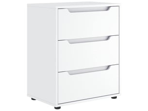 Buffet 3 tiroir(s) - 60 cm coloris blanc