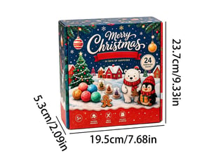Calendrier de l'avent minéral 24 jours – cristaux et pierres, coffret collection