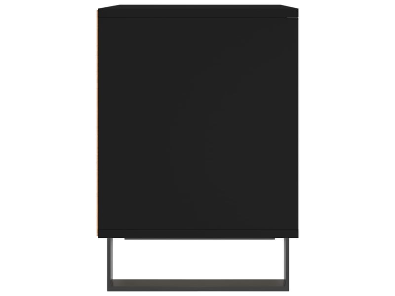  Lot de 2 tables de chevet - cabinet de chevet - table de nuit noir 40x35x50 cm bois d’ingénierie  - Conforama E