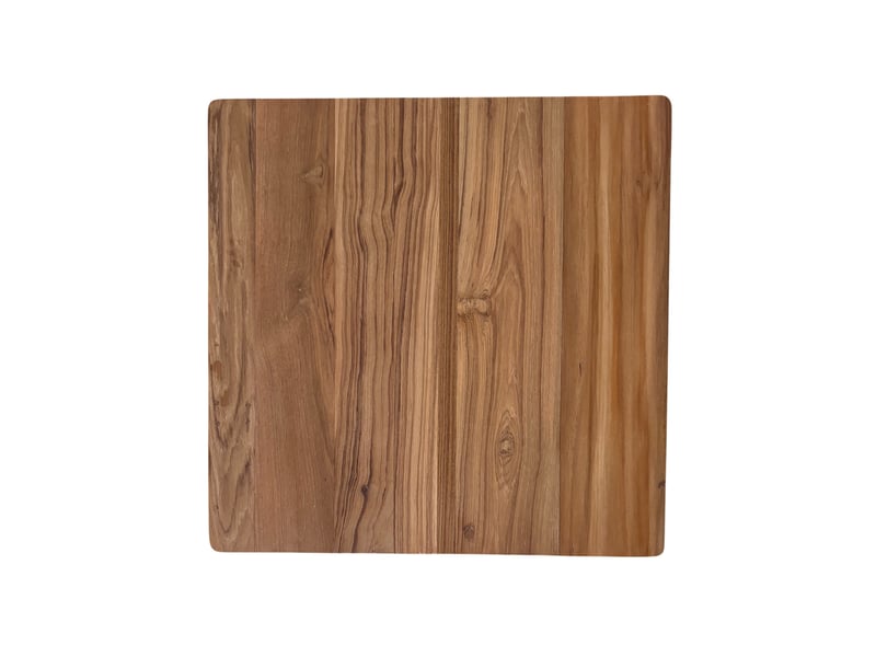  Table d'appoint carrée en bois de teck  - Conforama D