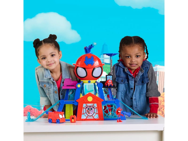  Playset qg rescue-webs spidey et trace-e avec lumières et sons mini camion G19895L0 - Conforama E