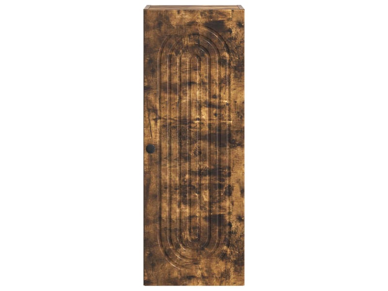  Armoire murale salon chêne fumé 33x34,5x90cm bois d'ingénierie shl5556  - Conforama D