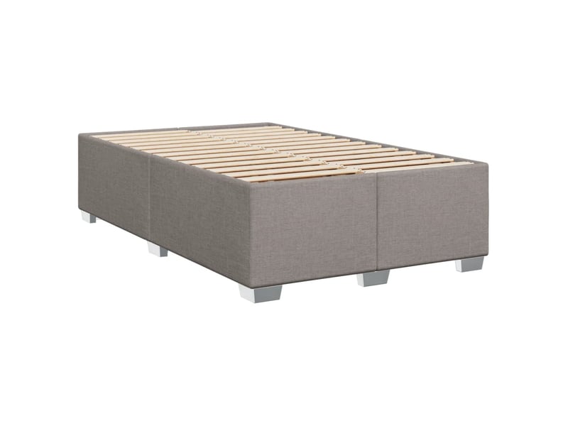  Lit double- lit adulte -  cadre de lit sans matelas taupe 120x190 cm tissu  - Conforama B
